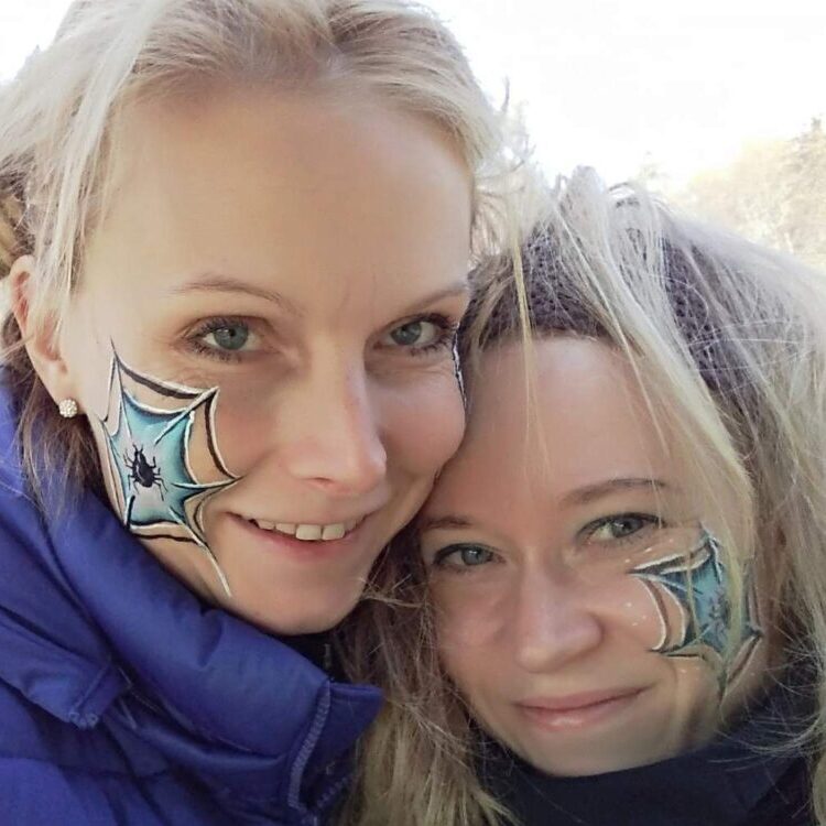 Čarodějnice 2017 - facepainting