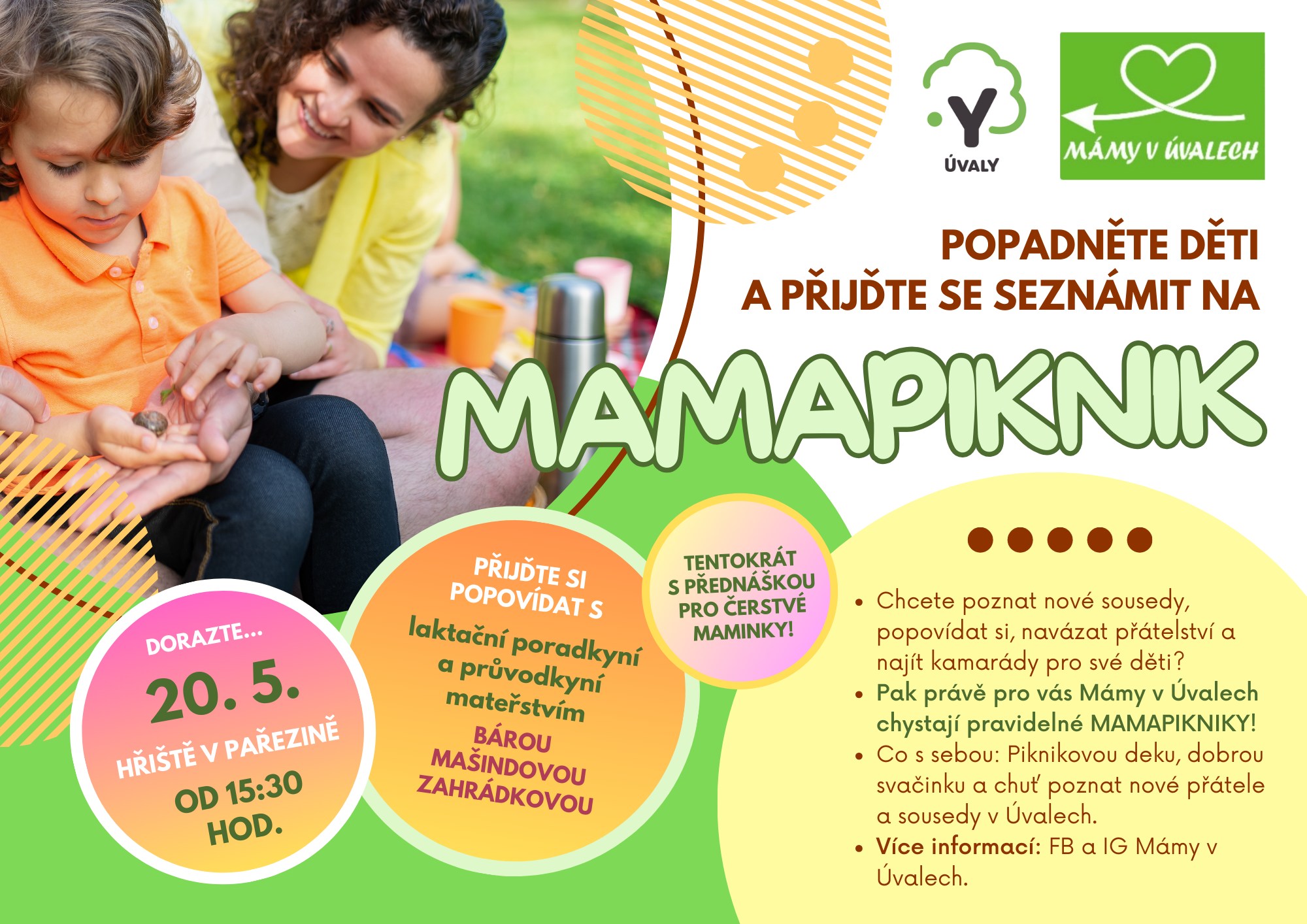 Mamapiknik v Pařezině